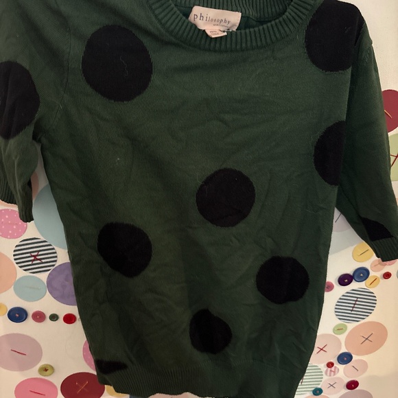 philosophy republic clothing sweater top - Picture 1 of 5